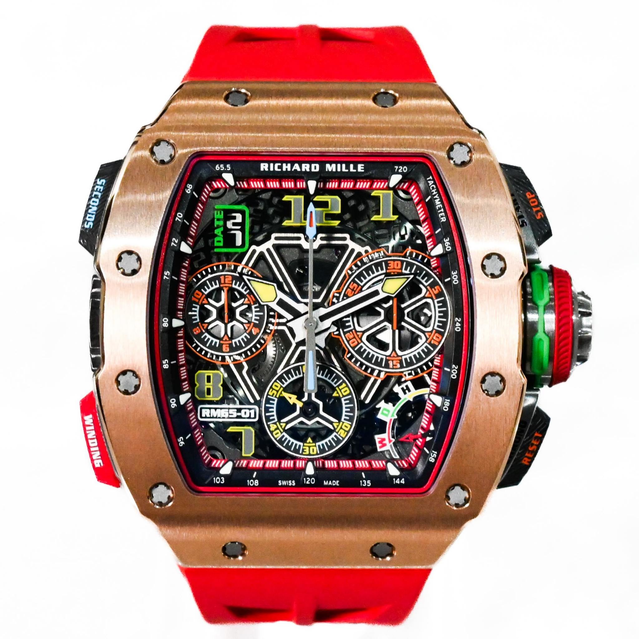 【限定生産虹メッキ】HATA Milleile Epice RM65-01 CA RG リシャール・ミル （RICHARD MILLE） オートマティック